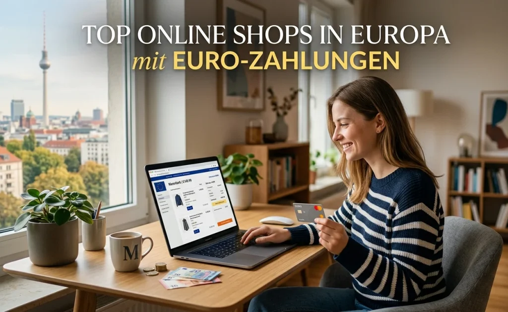 Top Online Shops in Europa mit Euro-Zahlungen